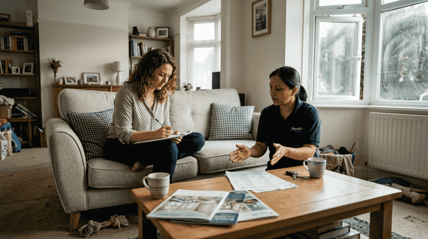 Understand the cleaning quote process for Essex properties